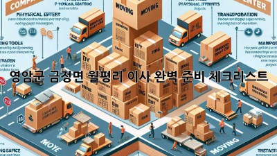 영암군 금정면 월평리 이사, 완벽 준비 체크리스트!